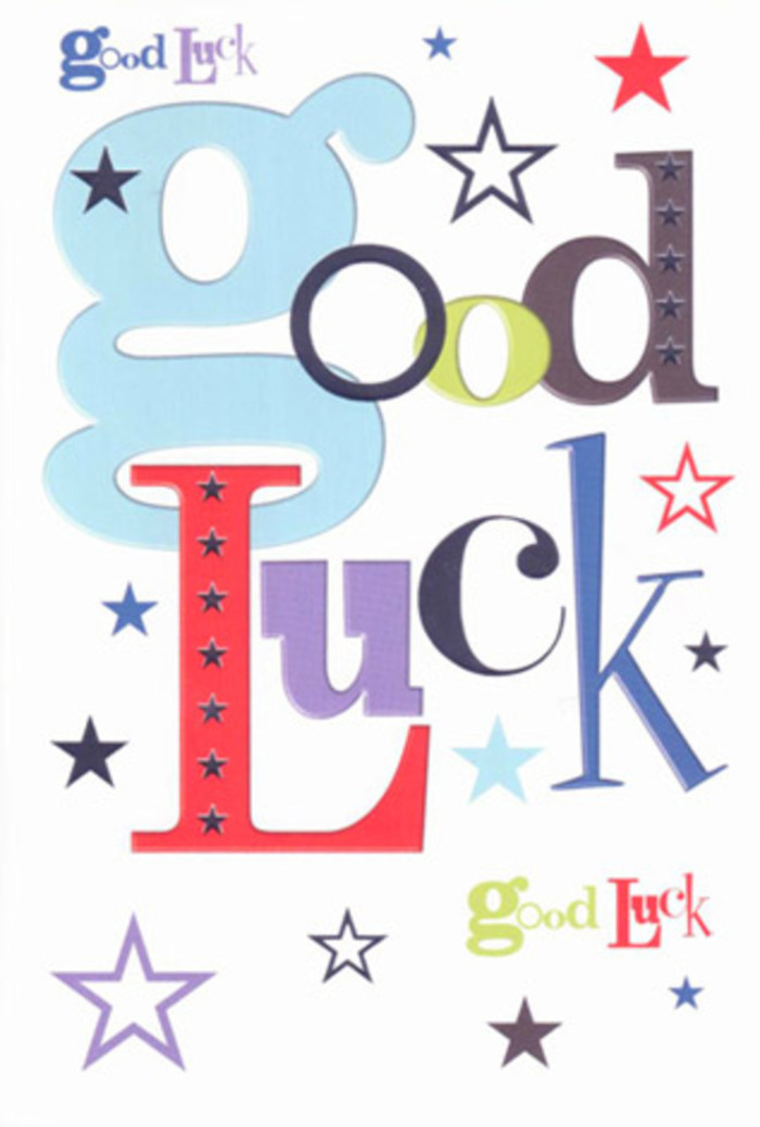 Brimming with vivacity and heartfelt optimism, this luck-inspired card is a visual celebration in miniature, designed with the joyful soul of Dollis Hill in mind. Each letter bursts with its own character-some robust and pastel blue, others slender in midnight black or exuberant red, evoking the vibrant contrasts seen on bustling Chapter Road or weekend gatherings near Dollis Hill underground. The surface is alive with dazzling multicoloured stars-inky navy, maple red, lilac haze, and lemon-lime-dashing energetically across the white canvas like wishes released into the Dollis Hill evening breeze. The open space between letters allows each bold shade to shine, much like the cheerful bouquets lining the windows at Dollis Hill Flowers. There's an audible cheer in the visual rhythm, as if the card itself is rooting on a dear friend about to step into the unknown. Its flat, smooth texture begs to be touched, offering the comforting weight and neatness of high-quality local stationery. Beyond just a message, it becomes a little talisman, carrying that unmistakable north-west London belief in every dreamer and every leap, ready to spark courage and confidence wherever life's journey leads.